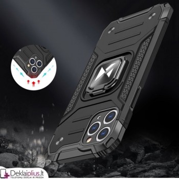 Wozinsky smūgiams atsparus dėklas su žiedu (telefonui Apple Iphone 11 Pro)   